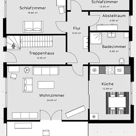 Am Elzbach アパート